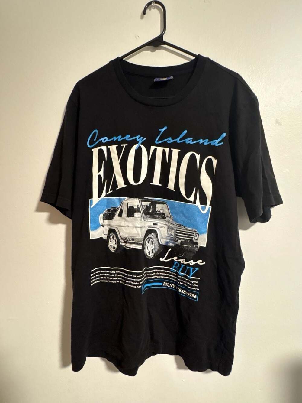 Coney Island Picnic Exotics Car Graphic T-Shirt
